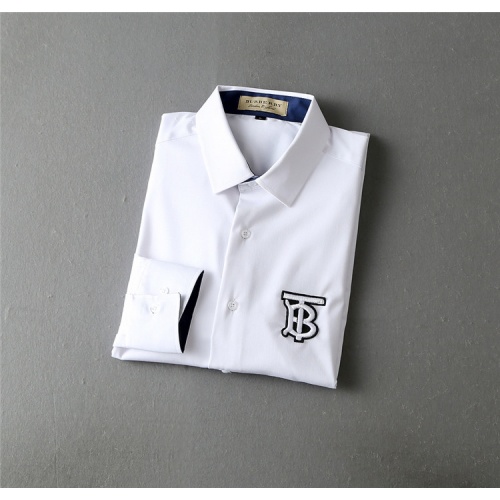 Replica Burberry Shirts Long Sleeved For Men #818153 $41.00 USD for Wholesale