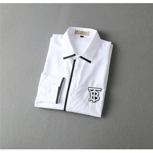 Replica Burberry Shirts Long Sleeved For Men #818157 $41.00 USD for Wholesale