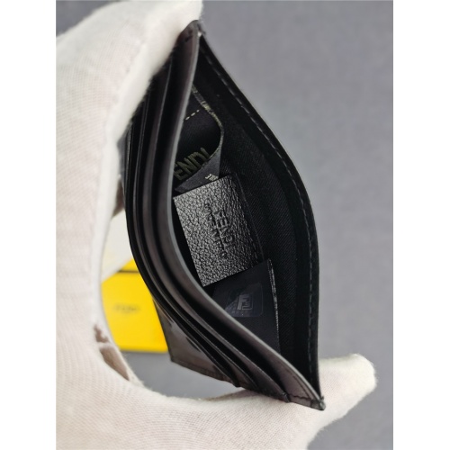 Replica Fendi AAA Man Wallets #818177 $52.00 USD for Wholesale