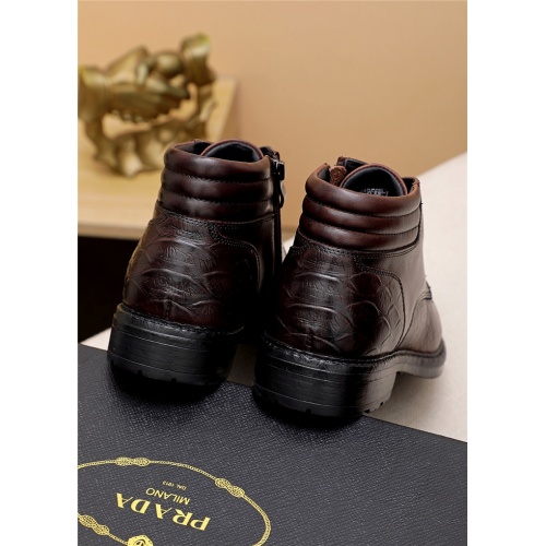 Replica Prada Boots For Men #818222 $88.00 USD for Wholesale