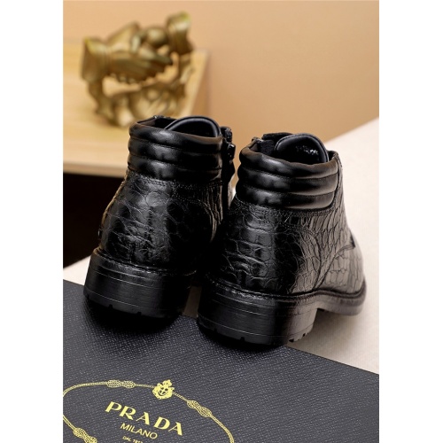 Replica Prada Boots For Men #818225 $88.00 USD for Wholesale