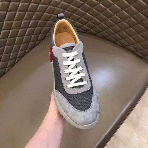 Replica Hermes Casual Shoes For Men #818237 $76.00 USD for Wholesale