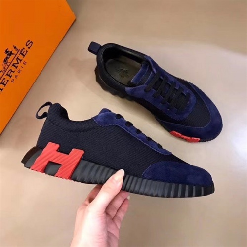 Replica Hermes Casual Shoes For Men #818238 $76.00 USD for Wholesale