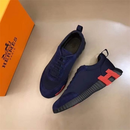 Replica Hermes Casual Shoes For Men #818239 $76.00 USD for Wholesale