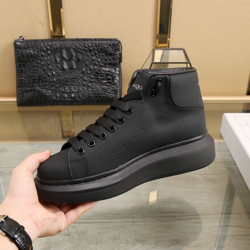 Replica Alexander McQueen High Tops Shoes For Men #818274 $92.00 USD for Wholesale