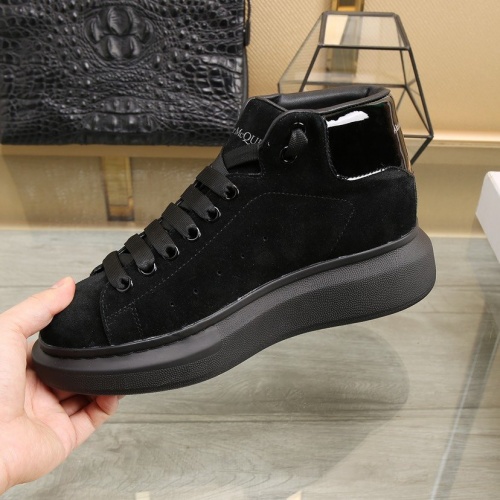 Replica Alexander McQueen High Tops Shoes For Men #818278 $92.00 USD for Wholesale