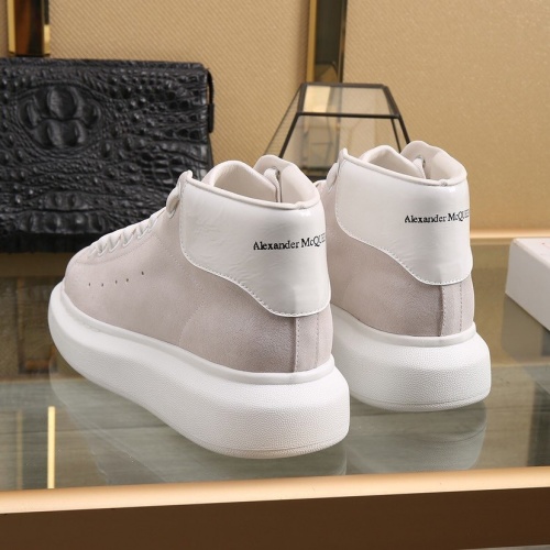 Replica Alexander McQueen High Tops Shoes For Men #818279 $92.00 USD for Wholesale