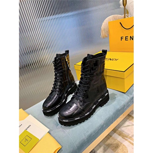 Fendi Fashion Boots For Women #818320 $115.00 USD, Wholesale Replica Fendi Fashion Boots