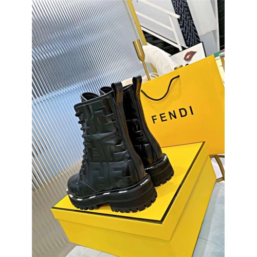 Replica Fendi Fashion Boots For Women #818320 $115.00 USD for Wholesale