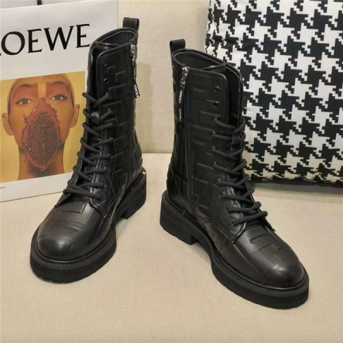 Replica Fendi Fashion Boots For Women #818323 $108.00 USD for Wholesale