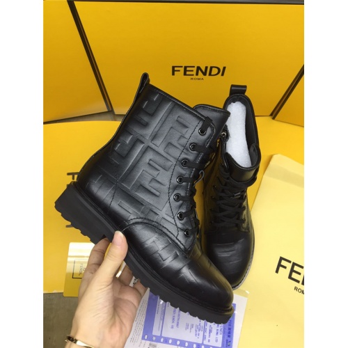 Replica Fendi Fashion Boots For Women #818324 $112.00 USD for Wholesale