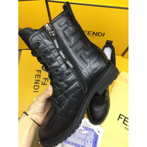 Replica Fendi Fashion Boots For Women #818324 $112.00 USD for Wholesale