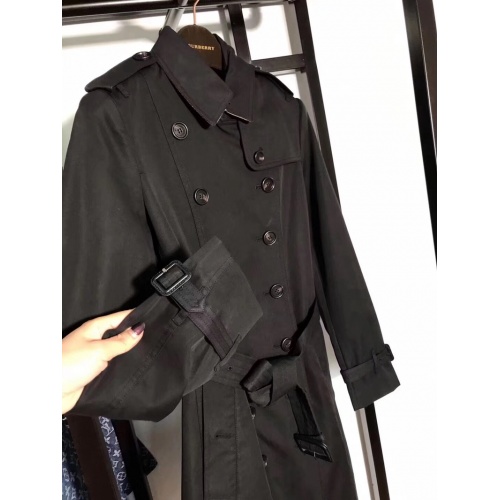 Replica Burberry Windbreaker Jacket Long Sleeved For Women #818346 $119.00 USD for Wholesale