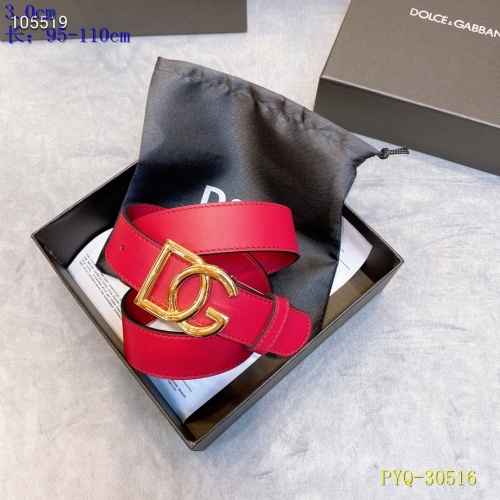 Replica Dolce & Gabbana D&G AAA  Belts #818363 $64.00 USD for Wholesale