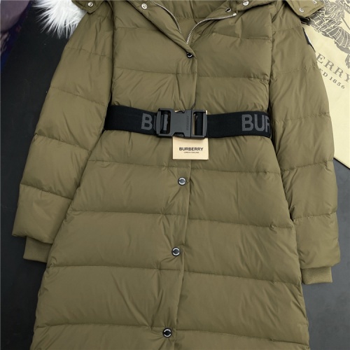 Replica Burberry Down Feather Coat Long Sleeved For Women #818517 $250.00 USD for Wholesale