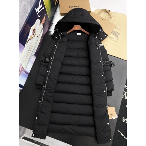 Replica Burberry Down Feather Coat Long Sleeved For Women #818518 $250.00 USD for Wholesale