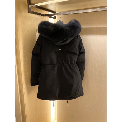 Replica Prada Down Feather Coat Long Sleeved For Women #818530 $275.00 USD for Wholesale