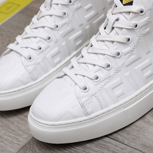 Replica Fendi High Tops Casual Shoes For Men #818559 $92.00 USD for Wholesale
