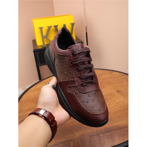 Replica Prada Casual Shoes For Men #818573 $76.00 USD for Wholesale