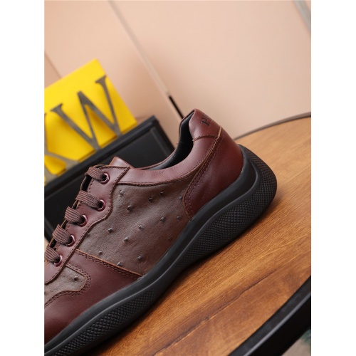 Replica Prada Casual Shoes For Men #818573 $76.00 USD for Wholesale