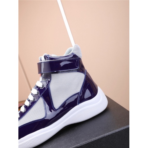 Replica Prada High Tops Shoes For Men #818584 $85.00 USD for Wholesale