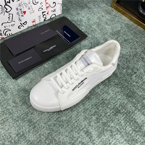 Replica Dolce & Gabbana D&G Casual Shoes For Men #818675 $98.00 USD for Wholesale