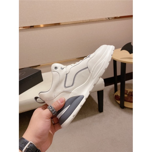 Replica Prada High Tops Shoes For Men #818743 $82.00 USD for Wholesale