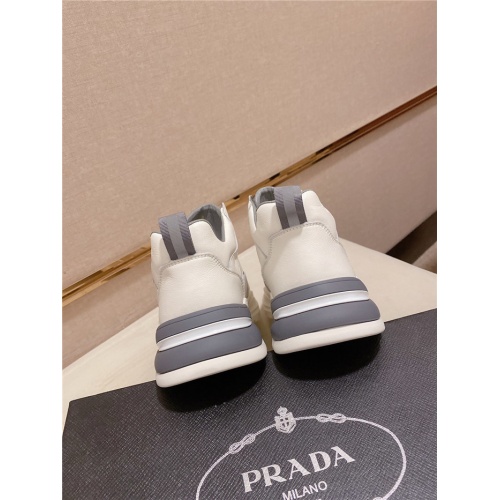 Replica Prada High Tops Shoes For Men #818743 $82.00 USD for Wholesale