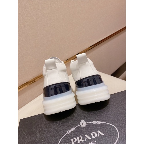 Replica Prada High Tops Shoes For Men #818744 $82.00 USD for Wholesale