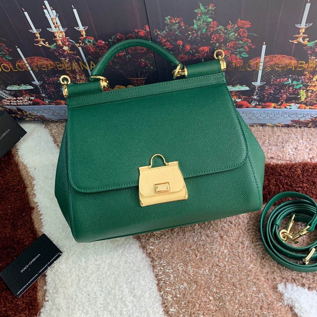 green dolce and gabbana purse