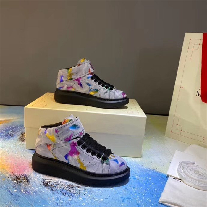 alexander mcqueen high top sneakers womens