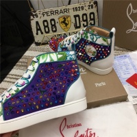 $92.00 USD Christian Louboutin High Tops Shoes For Women #812836