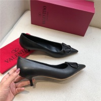 $80.00 USD Valentino High-Heeled Shoes For Women #814361