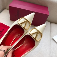 $80.00 USD Valentino High-Heeled Shoes For Women #814366