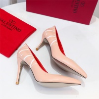 $80.00 USD Valentino High-Heeled Shoes For Women #814387