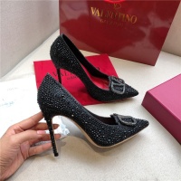 $80.00 USD Valentino High-Heeled Shoes For Women #814391