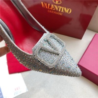 $80.00 USD Valentino High-Heeled Shoes For Women #814393