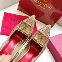 $80.00 USD Valentino High-Heeled Shoes For Women #814394