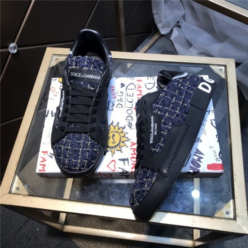Replica Dolce & Gabbana D&G Casual Shoes For Men #818928 $88.00 USD for Wholesale