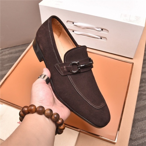 Replica Ferragamo Salvatore FS Leather Shoes For Men #818936 $98.00 USD for Wholesale