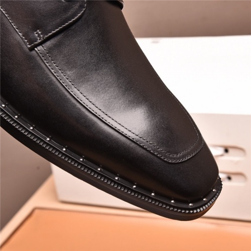 Replica Prada Leather Shoes For Men #818952 $98.00 USD for Wholesale