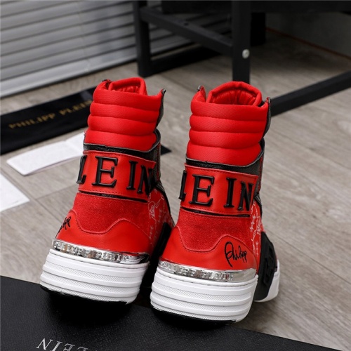 Replica Philipp Plein PP High Tops Shoes For Men #818974 $108.00 USD for Wholesale