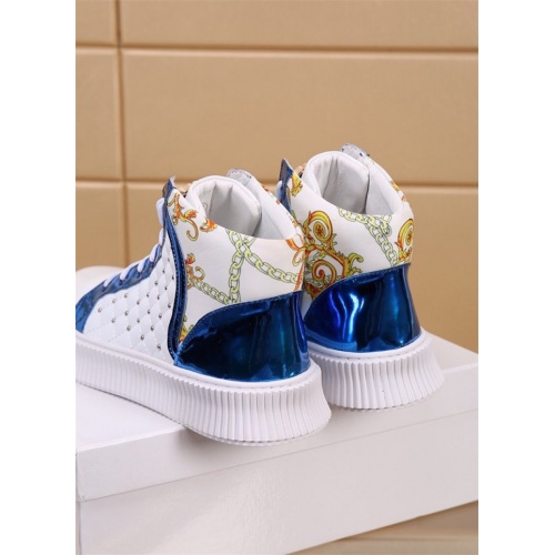 Replica Versace High Tops Shoes For Men #819029 $80.00 USD for Wholesale
