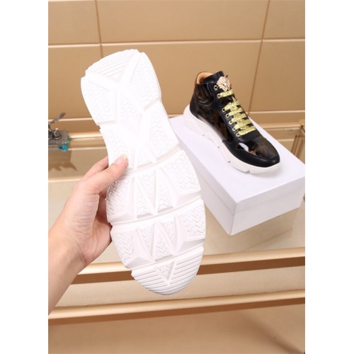 Replica Versace High Tops Shoes For Men #819032 $82.00 USD for Wholesale