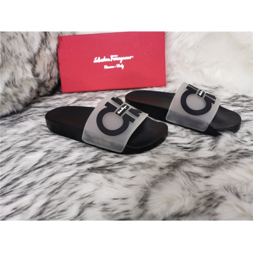 Replica Salvatore Ferragamo Slippers For Men #819154 $45.00 USD for Wholesale