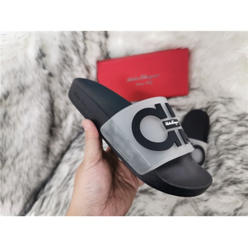 Replica Salvatore Ferragamo Slippers For Women #819160 $45.00 USD for Wholesale