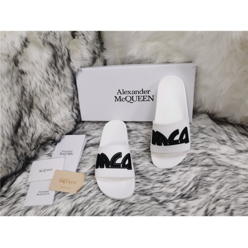 Alexander McQueen Slippers For Men #819165 $45.00 USD, Wholesale Replica Alexander McQueen Slippers