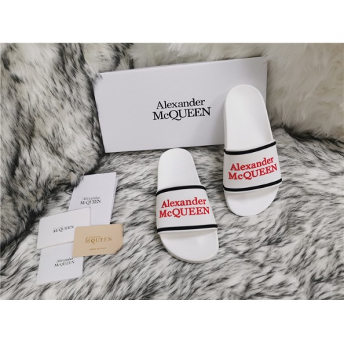 Alexander McQueen Slippers For Men #819167 $45.00 USD, Wholesale Replica Alexander McQueen Slippers