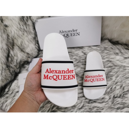Replica Alexander McQueen Slippers For Men #819167 $45.00 USD for Wholesale