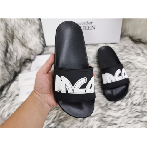 Alexander McQueen Slippers For Men #819171 $45.00 USD, Wholesale Replica Alexander McQueen Slippers